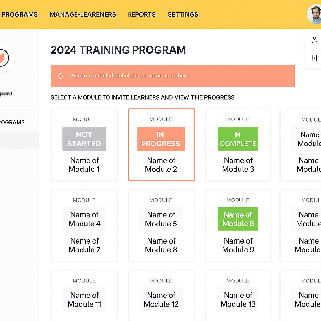 Confidential Training Portal Project