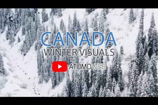 Binaural Yoga Relaxation Music | Canada Winter Visuals | Soothing Music for Mindfulness